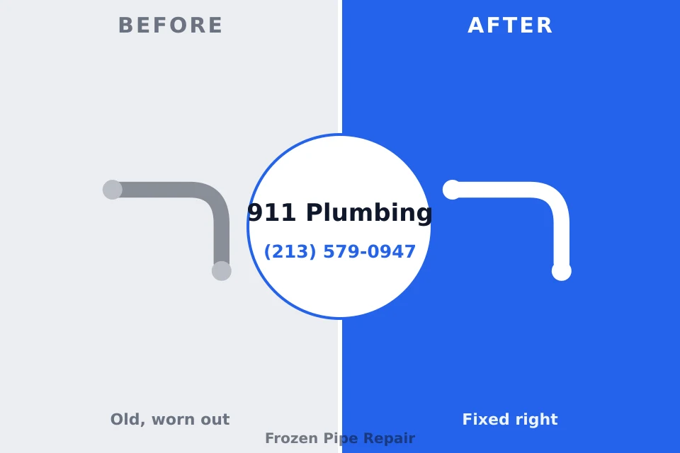 Before and after: plumbing company Fruitland, ID